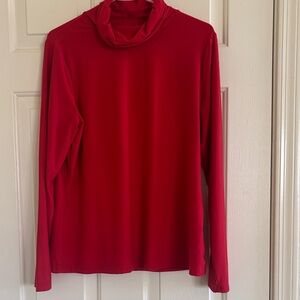 Apt. 9 Vibrant Red Turtleneck Top